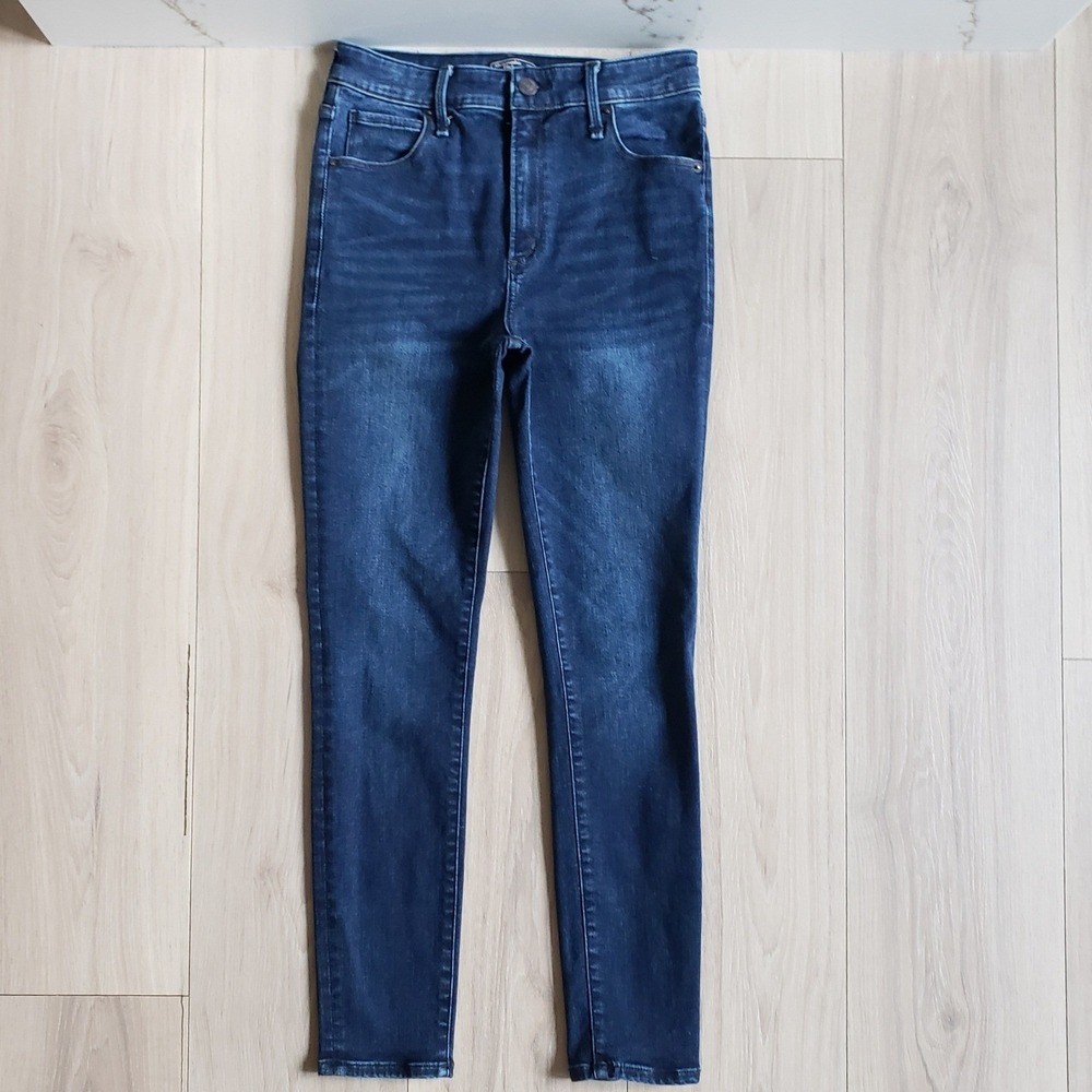 Abercrombie & Fitch Simone Jeans Womens 27 Dark Blue High Rise Super Skinny
